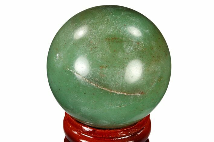 Polished Green Aventurine Sphere - China #115995